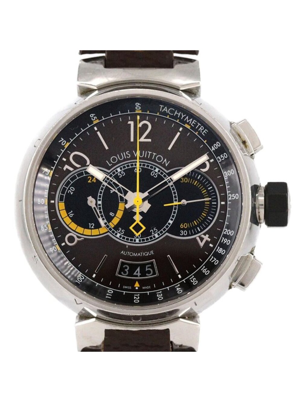 Louis Vuitton Tambour Chrono Voyage SS Automatic